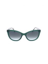 Love Moschino Damskie okulary przeciwsłoneczne w kolorze zielono-niebieskim rozmiar: 54. Niebieskie okulary przeciwsłoneczne damskie Love Moschino. Za 267.29 zł.