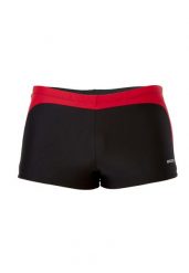 BECO męskie kąpielówki boxer czarno-czerwone. Czarne kąpielówki męskie Beco, l, bez wzorów, z elastanu, na fitness i siłownię. Za 207.99 zł.