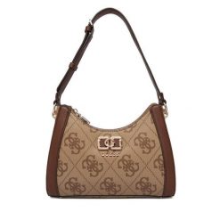 Torebka Guess. Brązowe torebki klasyczne damskie Guess, z aplikacjami, bez dodatków. Za 589.99 zł.