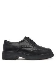 Clarks Oxfordy Orinoco3 Derby 26183170 Czarny. Czarne półbuty damskie Clarks, bez wzorów, ze skóry, bez obcasa. Za 349.99 zł.