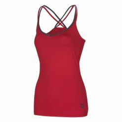 Damska koszulka typu tank top Ocun Corona. Czerwone bluzki damskie Ocun, xl, bez wzorów, bez kołnierzyka. Za 178.50 zł.
