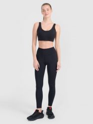 4F Legginsy treningowe damskie - czarne XXL. Czarne legginsy damskie 4f, s, bez wzorów, z dzianiny. Za 119.99 zł.