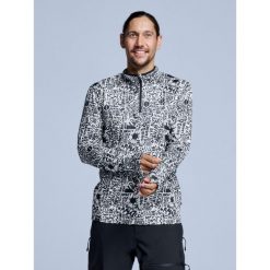 Bluza narciarska - Męska - Cabin Life - biała. Białe bluzy bez kaptura męskie POEDERBAAS, m, z elastanu. Za 264.52 zł.