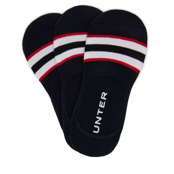 Stopki Hunter. Niebieskie skarpetki damskie Hunter, bez wzorów. Za 34.99 zł.