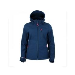 Kurtka damska Peak Mountain Softshell Aclaudioffb. Niebieskie kurtki softshell damskie Peak Mountain, m, z aplikacjami, z elastanu. Za 286.00 zł.