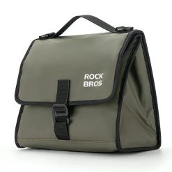 Torba rozszerzana do roweru składanego ROCKBROS. Szare torby męskie na ramię ROCKBROS, bez wzorów, na ramię, duże. Za 158.72 zł.