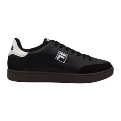Buty Fila Courtbay FFM0365 83036 czarne. Czarne buty sportowe na co dzień męskie z gumy, bez zapięcia. Za 297.54 zł.