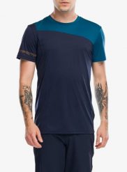 Koszulka szybkoschnąca CMP Juvan T-Shirt. Niebieskie t-shirty męskie CMP, xl, bez wzorów, z materiału, bez kołnierzyka. Za 131.99 zł.