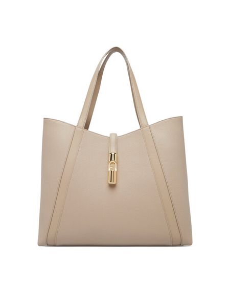Furla Torebka Goccia L WB01788 BX3353 KH 4488S Beżowy. Brązowe torebki klasyczne damskie Furla, bez wzorów, ze skóry, bez dodatków. Za 1,389.00 zł.
