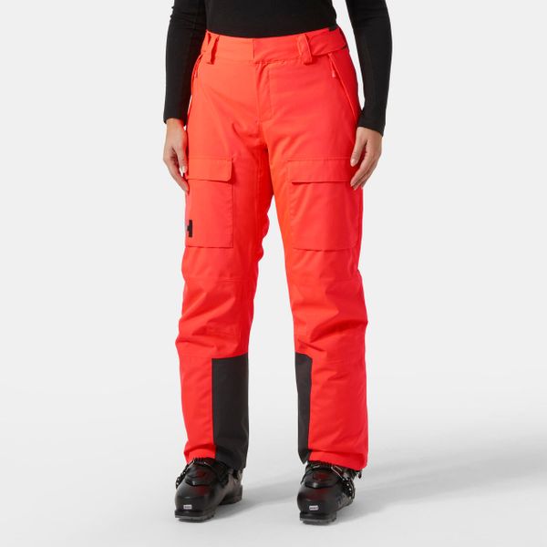 Spodnie narciarskie cargo damskie Helly Hansen Switch 2.0. Czerwone spodnie dresowe damskie Helly Hansen, na zimę, bez wzorów. W wyprzedaży za 852.00 zł.