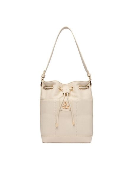 Beverly Hills Polo Club Torebka CEO-BHPC-C-020-09 Écru. Torebki klasyczne damskie Beverly Hills Polo Club, bez wzorów, z materiału, bez dodatków. Za 219.99 zł.