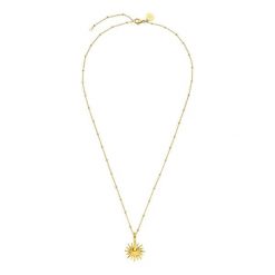 Purelei Purelei Naszyjnik Sun Naszyjniki 1 ct Jasnobrązowy Damski. Czerwone naszyjniki damskie Purelei, pozłacane. Za 149.19 zł.