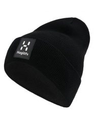 Haglöfs Czapka beanie "Aze" w kolorze czarnym rozmiar: onesize. Czarne czapki zimowe damskie Haglöfs, ze splotem. Za 96.60 zł.