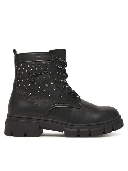 Pepe Jeans Trapery Lilli Life G PGS500008 Czarny. Czarne kozaki dziewczęce Pepe Jeans, z jeansu. Za 359.99 zł.