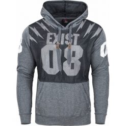 Bluza męska kangurka grafitowa Recea. Szare bluzy z kapturem męskie Recea, m, z bawełny. Za 61.99 zł.