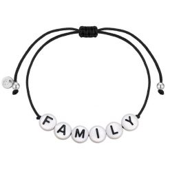 Glanzstücke München Bransoletka FAMILY z srebra próby 925 w kolorze srebrnym Bransoletki 1 ct Damski. Szare bransoletki damskie Glanzstücke München, srebrne. Za 159.99 zł.
