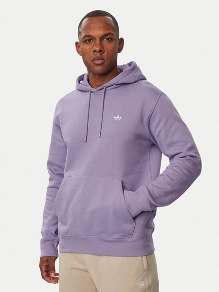 Adidas Bluza Trefoil Essentials KW5049 Fioletowy jasny Regular Fit. Fioletowe bluzy bez kaptura męskie Adidas, m, z bawełny. Za 239.99 zł.