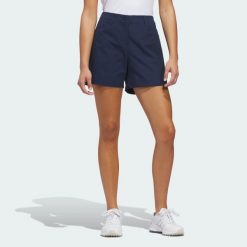 SZORTY ULTIMATE365+ TWISTWEAVE 5-INCH. Niebieskie spódniczki damskie Adidas, s, bez wzorów, z materiału, klasyczne, z standardowym stanem, dopasowane. Za 349.00 zł.