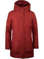 Westfjord Parka "Krafla" w kolorze czerwonobrązowym rozmiar: XL. Brązowe parki damskie Westfjord, m, z aplikacjami, ze skóry. Za 272.31 zł.