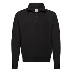 Męska Klasyczna Bluza Z Zamkiem Błyskawicznym. Czarne bluzy bez kaptura męskie Fruit of the Loom, m. Za 108.99 zł.