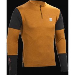 Bluza rowerowa męska Leatt Jersey MTB Trail 4.0. Brązowe bluzy bez kaptura męskie LEATT, bez wzorów, z jersey, sportowe, bez kołnierzyka, bez ramiączek. Za 335.99 zł.