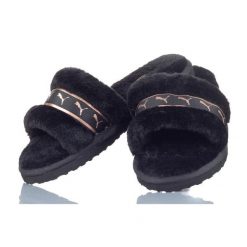 Klapki Damskie Puma Fluff Remix. Czerwone klapki damskie Puma, bez wzorów, bez obcasa. Za 82.00 zł.