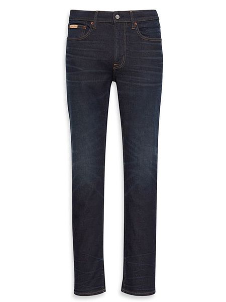 CALVIN KLEIN JEANS Dżinsy - Skinny fit - w kolorze granatowym rozmiar: W32/L34. Niebieskie jeansy męskie Calvin Klein Jeans. Za 236.05 zł.