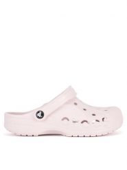Crocs Klapki BAYA 10126-6PI Różowy. Czerwone klapki damskie Crocs, bez wzorów, z materiału, bez obcasa. Za 199.99 zł.