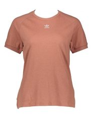 Adidas Koszulka "Essential" w kolorze jasnobrązowym rozmiar: M. Brązowe bluzki damskie Adidas, m, bez wzorów, bez kołnierzyka, bez ramiączek. Za 105.38 zł.