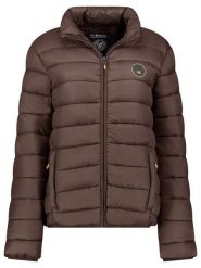 Geographical Norway Kurtka pikowana "Atikamap" w kolorze ciemnobrązowym rozmiar: S. Brązowe kurtki damskie Geographical Norway, s, bez wzorów, bez kaptura. Za 110.95 zł.