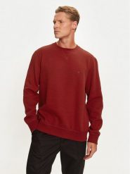 Tommy Hilfiger Bluza Essential MW0MW37232 Czerwony Regular Fit. Czerwone bluzy bez kaptura męskie Tommy Hilfiger, m, z bawełny. Za 259.99 zł.