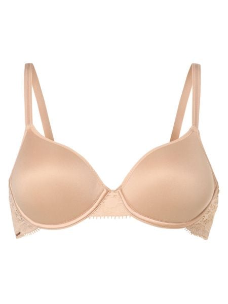 Chantelle Biustonosz na fiszbinach - usztywniany Kobiety beżowy, 80B. Brązowe biustonosze Chantelle, bez wzorów, z koronki. Za 449.95 zł.