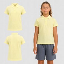 KOSZULKA POLO 4F DZIEWCZĘCA T-SHIRT SPORTOWY. Białe koszulki dziewczęce 4f, bez wzorów, z bawełny, bez ramiączek. Za 49.99 zł.