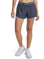 Under Armour Szorty funkcyjne 2w1 w kolorze granatowo-błękitnym rozmiar: S. Niebieskie spodenki sportowe damskie Under Armour, s, outdoorowe. Za 118.28 zł.