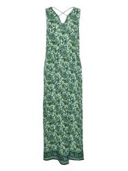 Vero Moda Sukienka w kolorze zielonym rozmiar: XS. Zielone sukienki damskie Vero Moda, na imprezę, s, bez wzorów, z wiskozy, klasyczne, bez kołnierzyka, bez ramiączek, maxi. Za 177.45 zł.