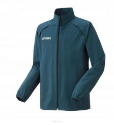 Bluza tenisowa/Kurtka Yonex Warm-up. Zielone bluzy sportowe męskie YONEX, bez wzorów, z materiału, sportowe, bez kołnierzyka, bez ramiączek. Za 293.30 zł.