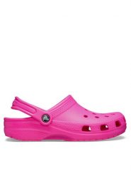 Crocs Klapki Classic 10001 Różowy. Czerwone klapki damskie Crocs, bez wzorów, z tworzywa sztucznego, bez obcasa. Za 179.99 zł.