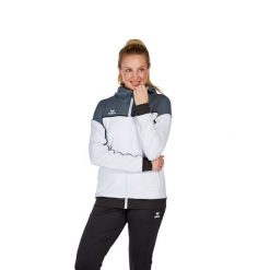 Damska bluza dresowa z kapturem Erima Change. Białe bluzy z kapturem damskie Erima, z dresówki. W wyprzedaży za 268.50 zł.