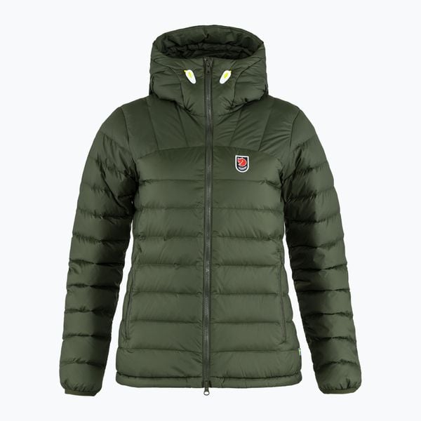Kurtka puchowa Fjällräven Expedition Pack Down Hoodie. Zielone kurtki damskie Fjällräven, bez wzorów, z puchu, sportowe, bez kaptura. Za 1,499.60 zł.