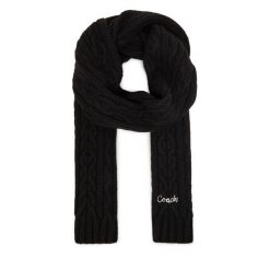 Szalik Coach. Czarne szaliki i kominy damskie Coach, bez wzorów. Za 409.99 zł.