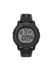 Timex Zegarek Ironman Finisher Adrenaline TW5M57800 Czarny. Czarne, cyfrowe zegarki męskie Timex. Za 549.99 zł.