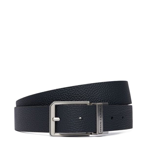 Pasek Armani Exchange. Czarne paski męskie Armani Exchange, bez wzorów. Za 314.99 zł.