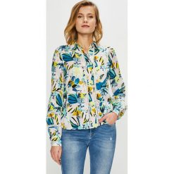 Trussardi Jeans - Koszula. Koszule damskie TRUSSARDI JEANS, bez wzorów, z jeansu, casualowe, bez kołnierzyka, bez ramiączek. W wyprzedaży za 499.90 zł.