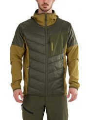 Kurtka softshell męska Fundango Gaara Hybrid. Zielone kurtki softshell damskie Fundango, m, bez wzorów, z materiału, bez kaptura. Za 499.00 zł.
