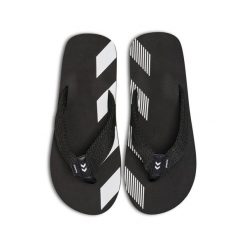 Klapki w jodełkę Hummel Sport. Czarne klapki damskie HUMMEL, bez wzorów, bez obcasa. Za 159.00 zł.