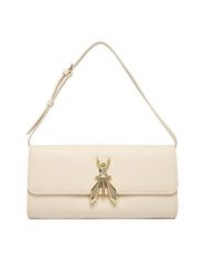 Patrizia Pepe Torebka 8B0304/L061 Écru. Torebki klasyczne damskie Patrizia Pepe, bez wzorów, ze skóry, bez dodatków. Za 1,129.00 zł.