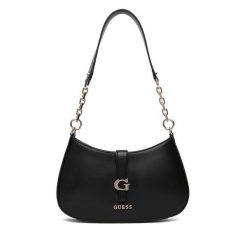 Torebka Guess. Czarne torebki klasyczne damskie Guess, z aplikacjami, bez dodatków. Za 549.99 zł.