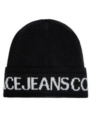 Versace Jeans Couture Czapka 75VAZK40 Czarny. Czarne czapki zimowe damskie Versace Jeans Couture, z jeansu. Za 489.99 zł.