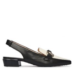 Czółenka Hispanitas. Czarne czółenka damskie Hispanitas, bez wzorów, bez obcasa. Za 669.99 zł.