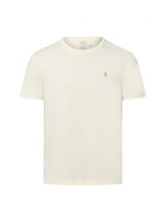 Polo Ralph Lauren Koszulka męska Mężczyźni Bawełna biały jednolity, L. Białe koszulki polo męskie Polo Ralph Lauren, l, bez wzorów, z bawełny, bez ramiączek. Za 339.95 zł.